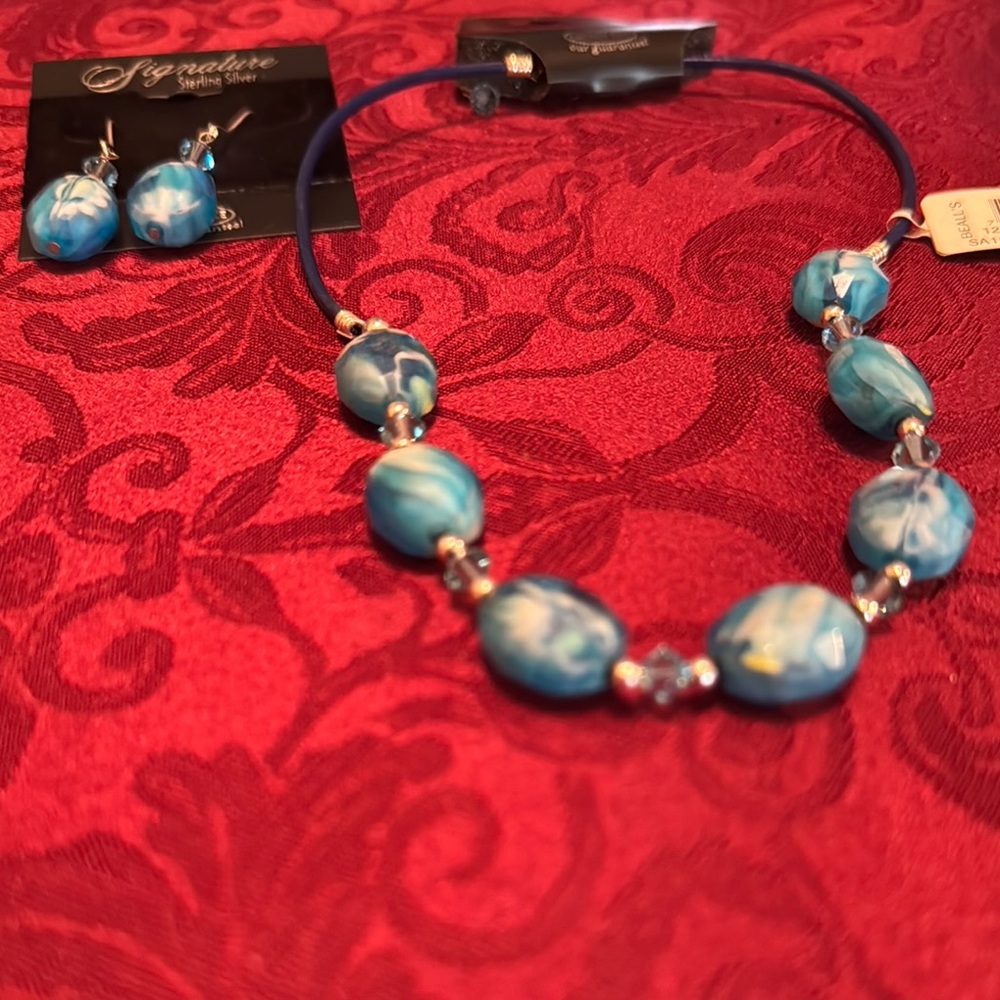 Signature Turquoise Beaded Necklace Set